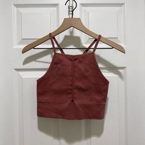 FP Movement by Free People Rust Crop Top